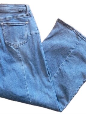 Saige Womens Jeans 13 Wide Leg High-Rise Blue Boho Grunge Revival